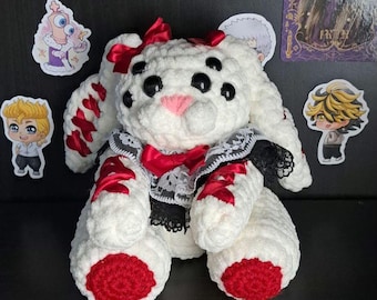 Häkel-/Handgefertigtes Plüsch-/Amigurumi-Hasenkorsett