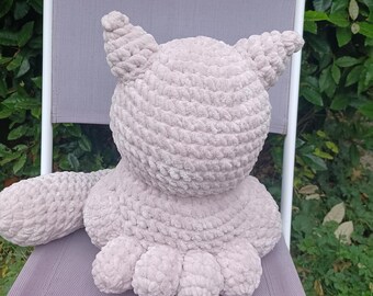 Riesige Häkelkatze aus Plüsch/Riesenkatze amigurumi