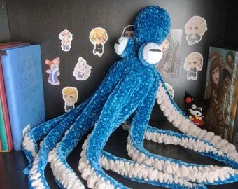 Gehäkelter Oktopus/Handgefertigtes Plüschtier/Amigurumi-Oktopus