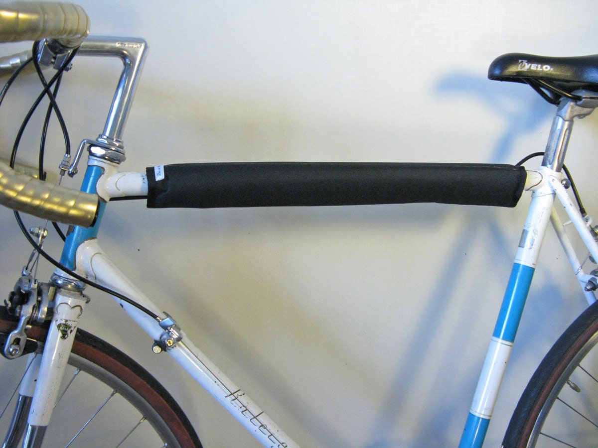 Black Top Tube Bicycle Frame Pad Etsy