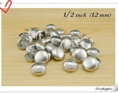 50 sets of cover button 1 2 inch (12mm) Size 20 Self cover buttons Wire back Cover buttons wholesale