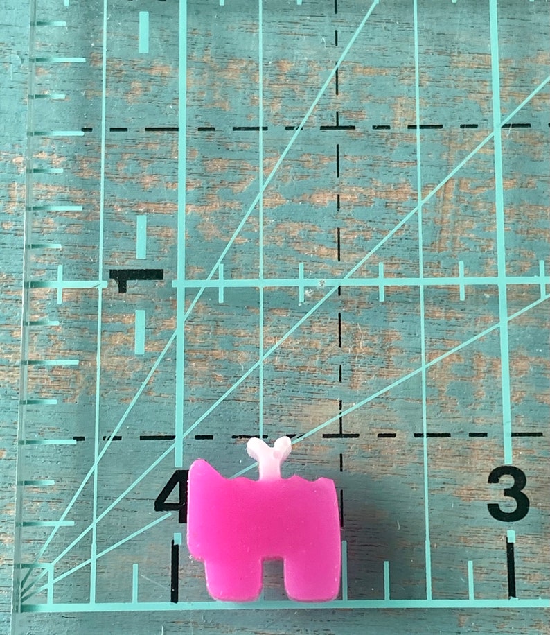 Stud earrings Dead Highly Sus Custom Handmade Resin Earrings Among Us FREE SHIPPING
