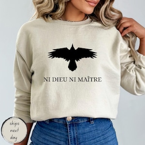 Anti-Authoritarian Shirt, Ni Dieu Ni Maître, No God No Master, Anti Trump Shirt, Leftist Protest Shirt, Anarchist T-shirt, Anti Trump Shirt