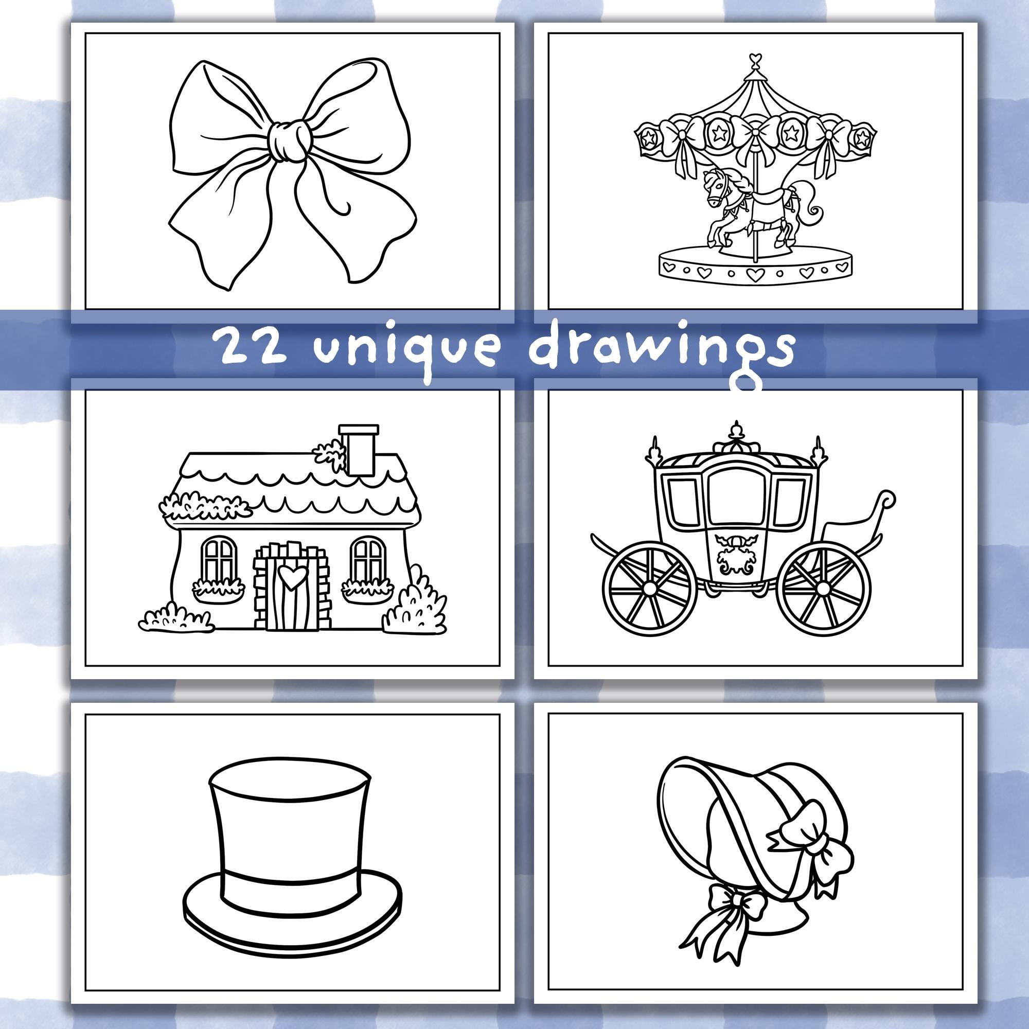 Regency Coloring Patterns Mini Regency Postcard Coloring Book – Adult & Teen Activity - Etsy