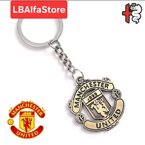 Manchester United Football Metal Keychain/Keyring