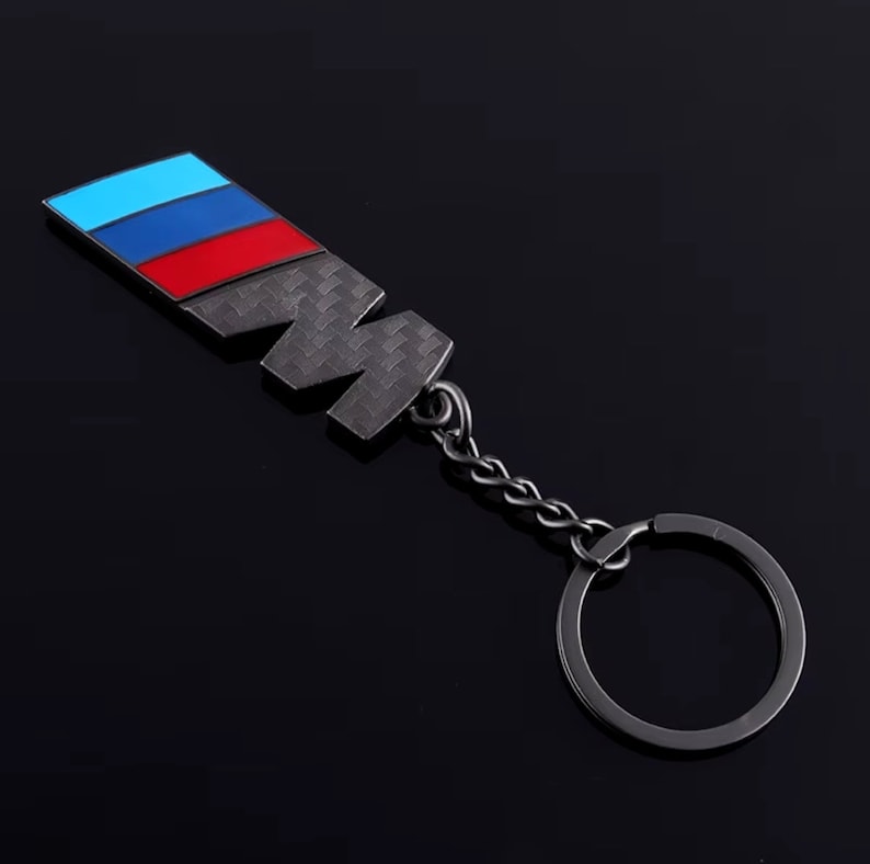 BMW M Sport Carbon Fiber Keychain - Perfect Gift and Accessory for BMW ...