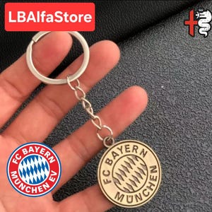 Bayern Munich (München) Football Metal Keychain/Keyring