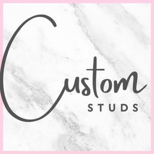 Customizable Stud Earrings Personalized Jewelry Personalized Gift Hypoallergenic For  Sensitive Ears
