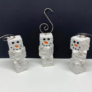 Snowman Ornament Christmas Snowman Ornament Winter Snowman Christmas Holiday Ornaments Frosty Snow Snowman Christmas Tree Ornament