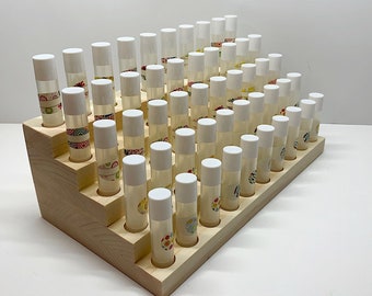 Lip Balm Tube Holder Lip Balm Display Wooden Multi Level Lip Balm Display Holder Wood Lip Balm Holder Display 5 Tiers