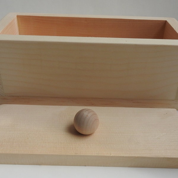 Wood Soap Mold Wooden Loaf Soap Mold with Lid  Wood Log Soap Mold with Recipe