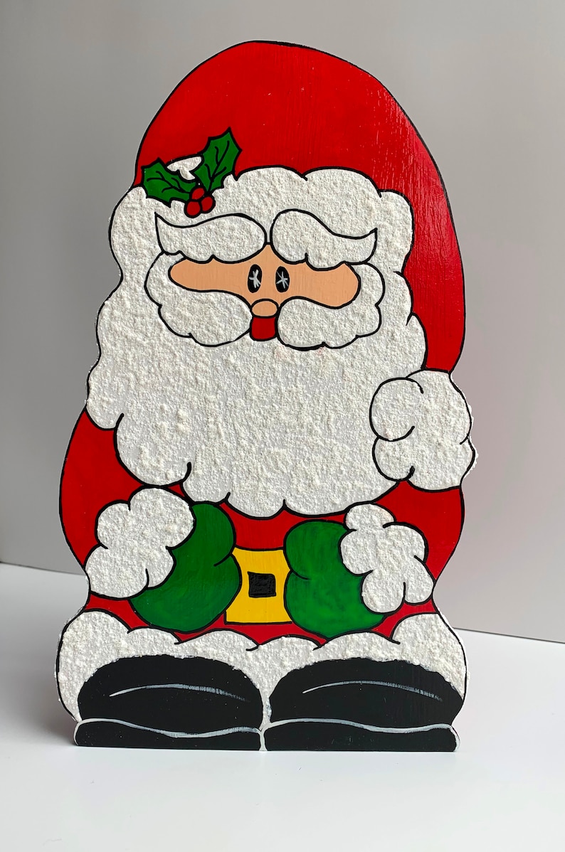 Santa Claus Paper Towel Holder Christmas Towel Holder Etsy
