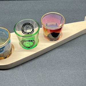 Shot Glass Baseball Bat Shaped Display Baseball Bat Shot Glass Holder Collector Shot Glass Display Shot Glass Display Holder for Collections