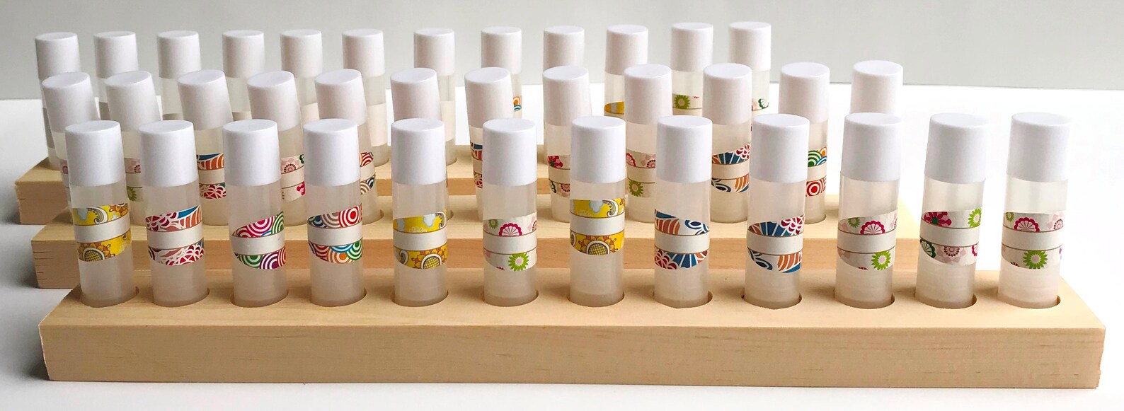 Lip Balm Tube Holder Wooden Lip Balm Display Lip Balm Strips Etsy