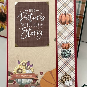 Thanksgiving Card Album Keepsake Folio Journal