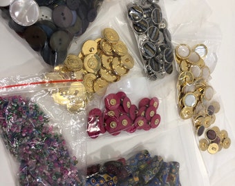 Buttons and Beads Grab Bags