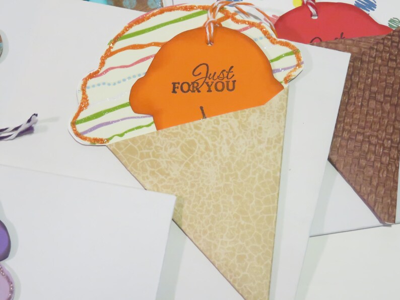 Ice Cream Cone Gift Card Holders Etsy