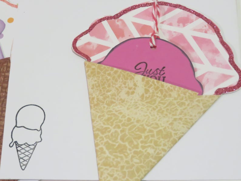 Ice Cream Cone Gift Card Holders Etsy