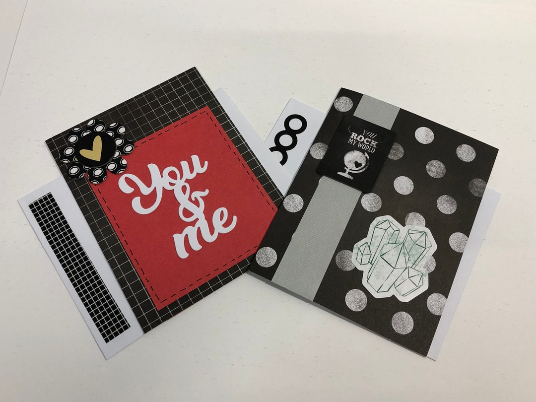 Black and White Love Cards - Etsy