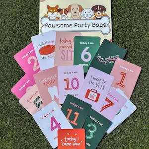 Cartes d'étape pour chiots