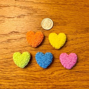 Rose Heart Magnet Set of 5