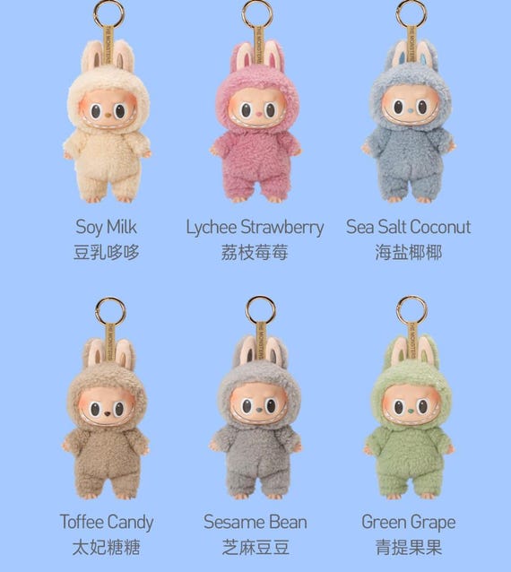 Pop Mart Labubu Exciting Macaron/ Have a Seat / Crybaby Pendant - Etsy