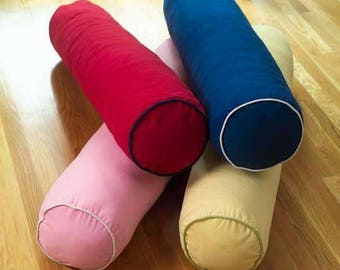 bolster pillows.  Colour full cotton bolsters. Decorative bolster pillows. Custom made 20x7 inches Custom made