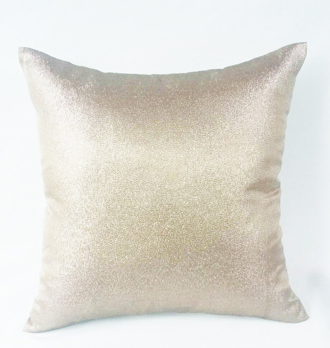 Metallic Gold Pillow Cover. Decorative Champagne Gold Pillow. Etsy