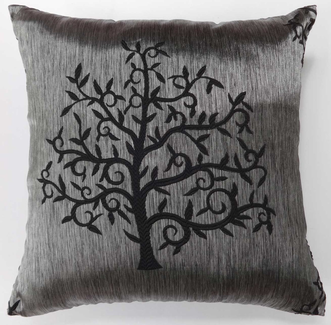 Stock CLEARANCE SALE .Black and silver pillow. decorative Etsy