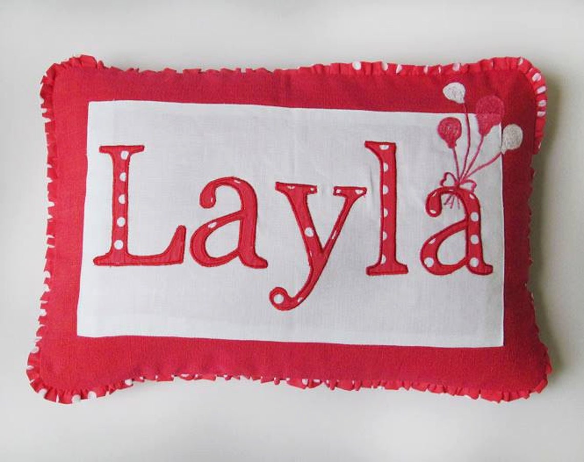 Personalized Name Pillowscustom Made Pillow Covers With Your Etsy