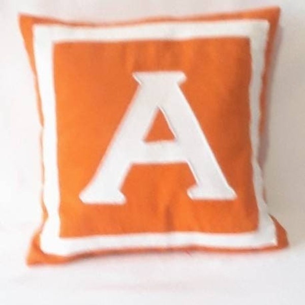 Initials Pillow Etsy