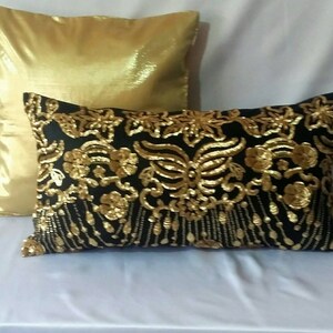 On SALE Red Velvet Pillow. Gold Sequin On SALE Red Velvet Pillow. Gold Sequin