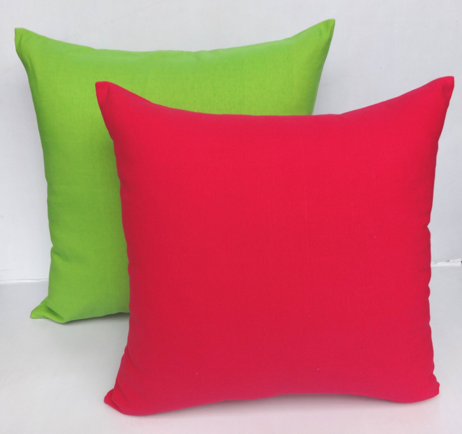 Lime Green Floor Pillow Cover. Hand Vowan Cotton Pillow Cover. Etsy