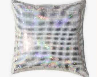 Sparkling Glam: Multicolor Sequin Throw Pillow Cover for a Touch of Luxury