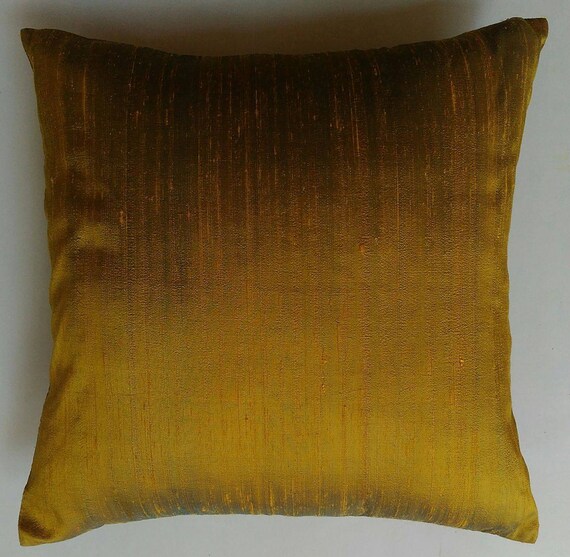 On Sale Moss Olive Green Dupioni Silk Pillow Moss Green Silk Etsy