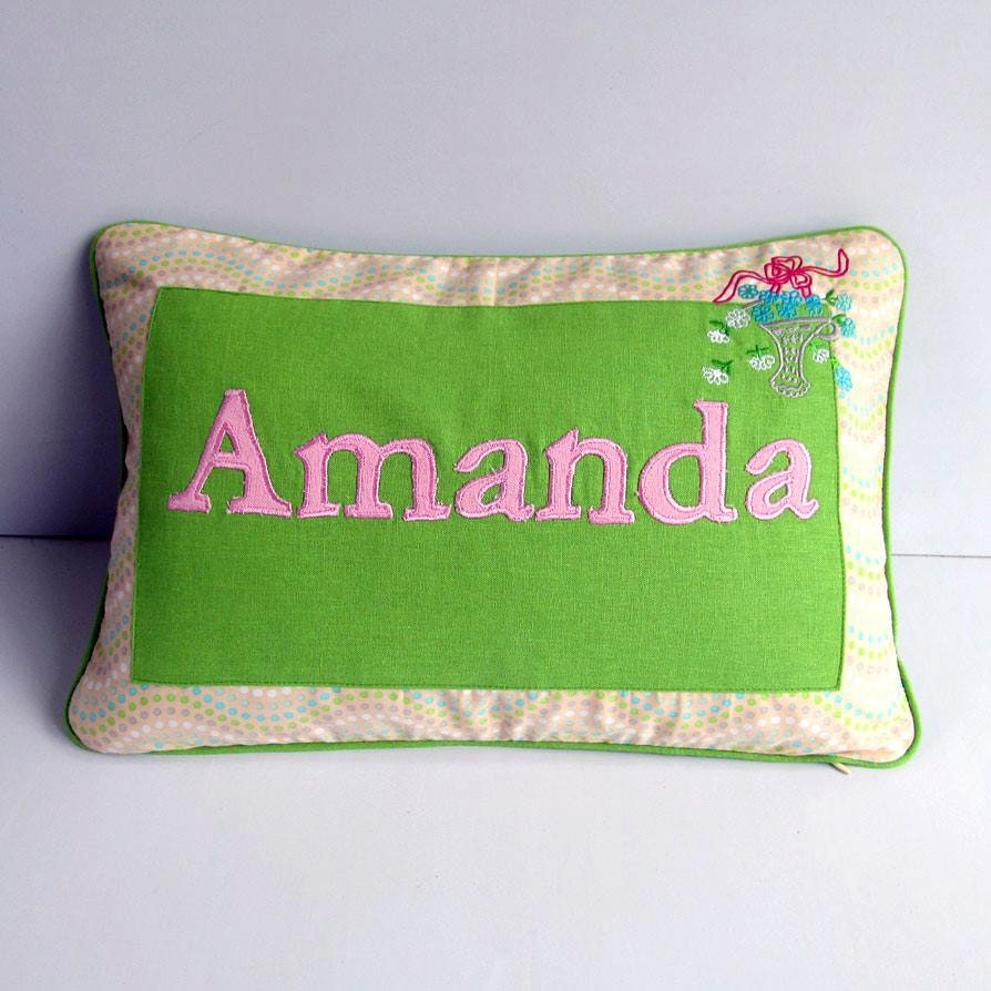 Personalized Name Pillowscustom Made Pillow Covers With Your Etsy