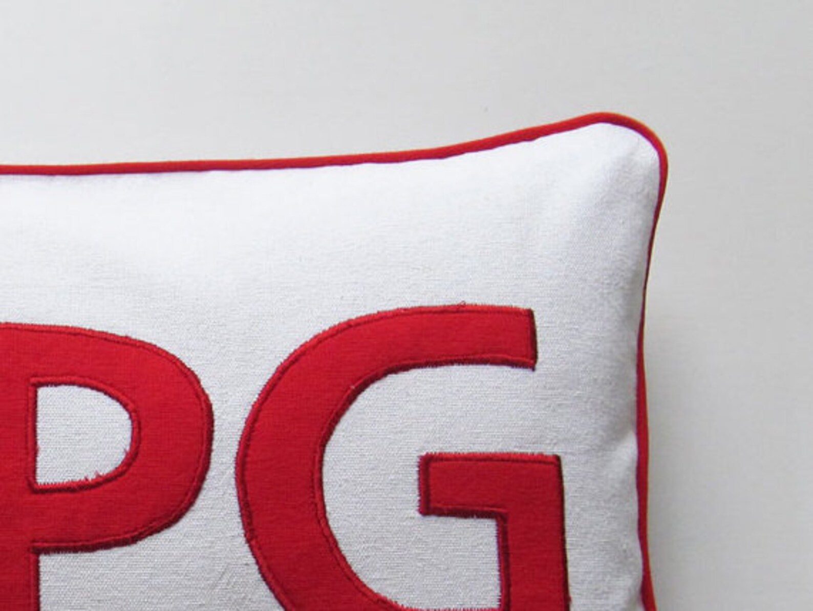 Monogram cushion pillow 3 letter initial pillow monogrammed Etsy