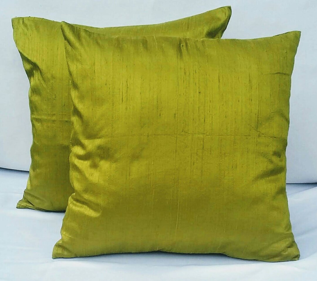 Apple Green Pillow Decorative Lemon Green Cushion Cover Etsy