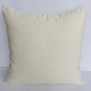 Pearl Button monogrammed cream pillow 18 inches choose your own colors Custom Made image 5