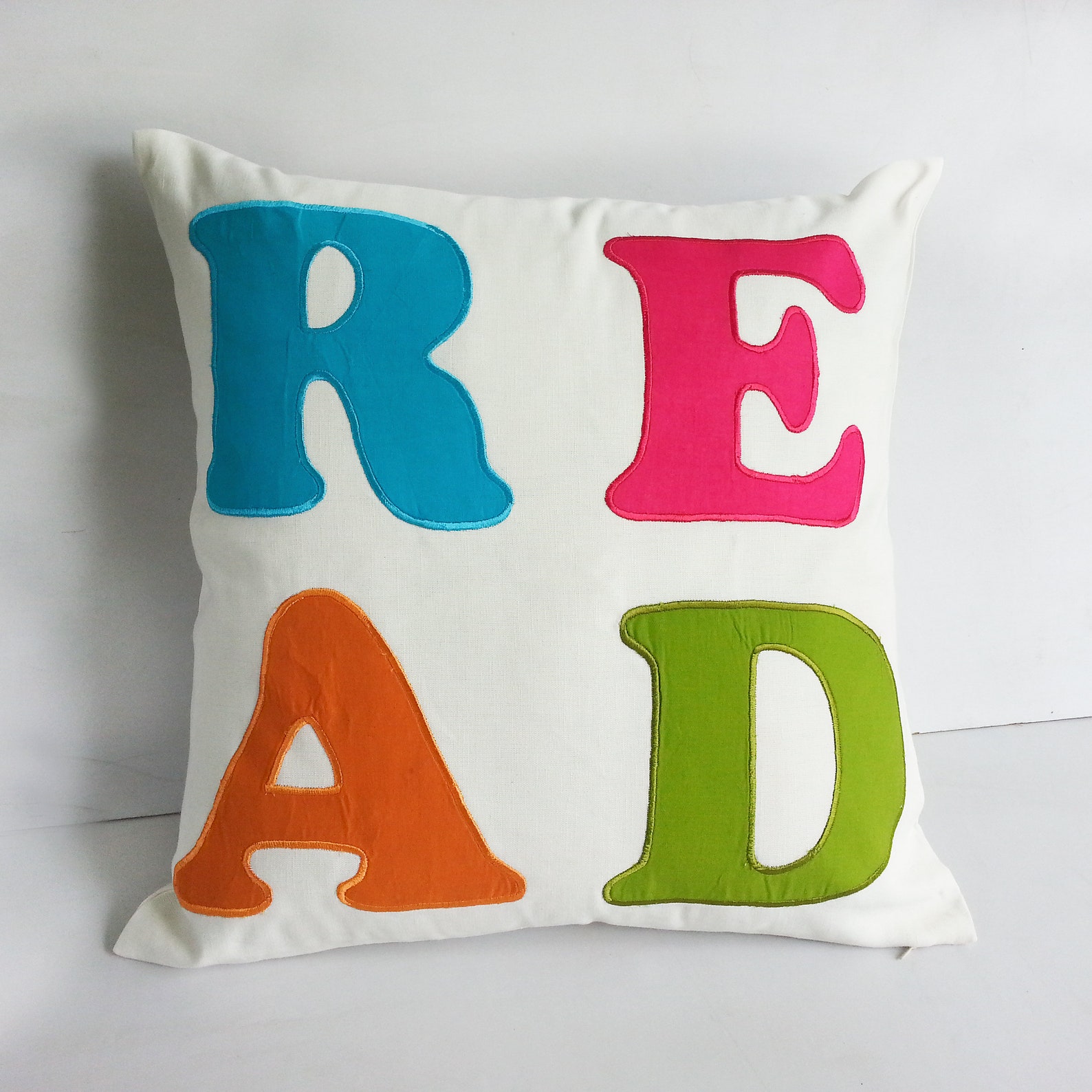 Word Pillow. Read Pillow Cover. Nursery Cushion Cover Kids Etsy