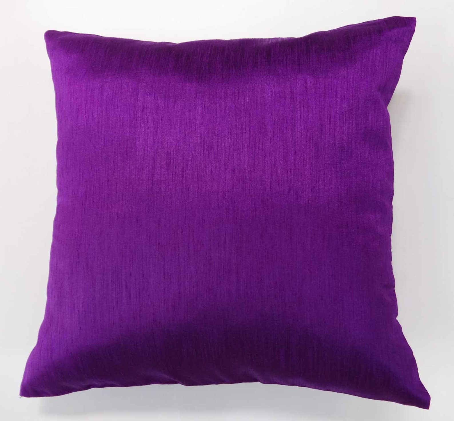 Purple art silk pillow Solid purple cushion cover and throw Etsy