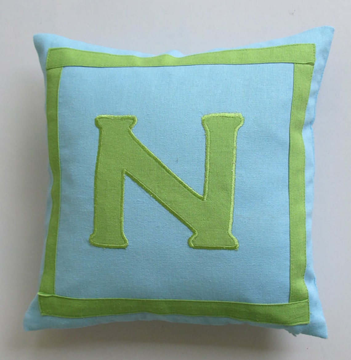 Custom made monogram pillow covers initial pillows letter Etsy