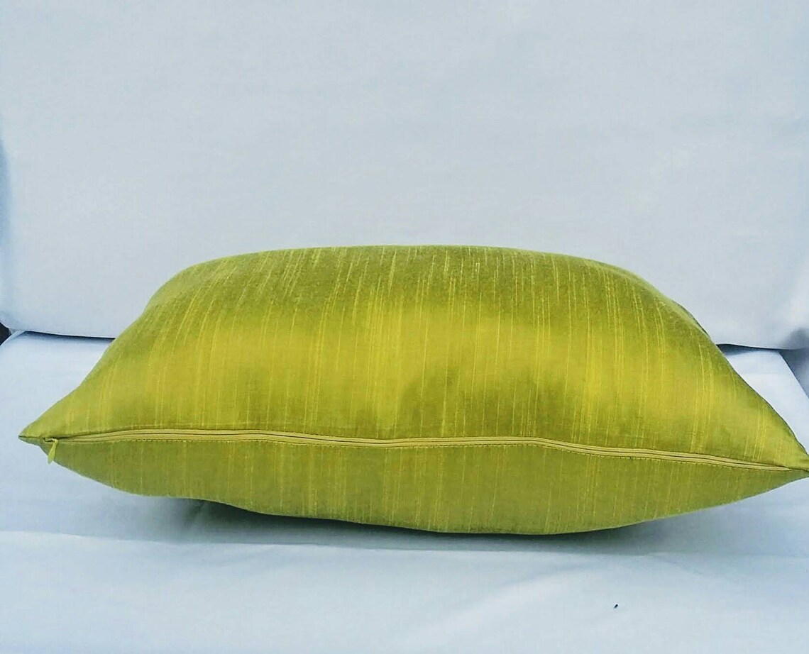 Apple Green Pillow Decorative Lemon Green Cushion Cover Etsy