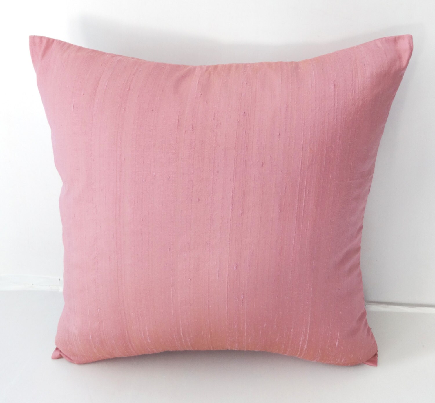 Pink Dupioni Silk Pillow Cover. Baby Pink Decorative Pillow Etsy