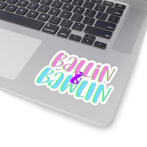 Corporate Humor Stickers | Ballin and Bawlin | Funny Work Stickers | Office Humor | Corporate Confessions Collection