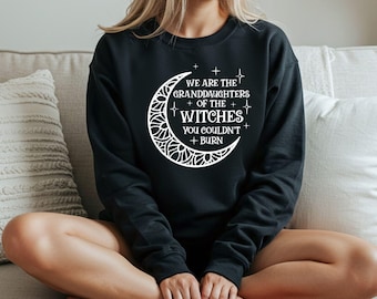 Granddaughters of Witches Sweatshirt - Mystic Salem Halloween Hoodie