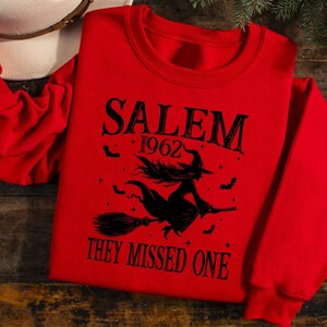 1692 They Missed One Sweatshirt, Salem Witch Sweatshirt, Halloween Shirt, Halloween Costume, Gift For Halloween, Spooky Season Sweater
