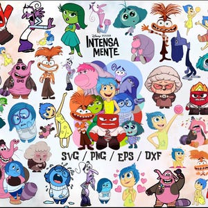 Inside Out 2 PNG, Inside Out 2 Clipart bundle, Inside Out 2 Download, Inside Out PNG, Anger Joy Sadness Embarrassment Anxiety, Envy