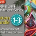 Twelve Days Series 1-3 PDF Pattern Bundle: Partridge & Pear, Turtle Dove and French Hen