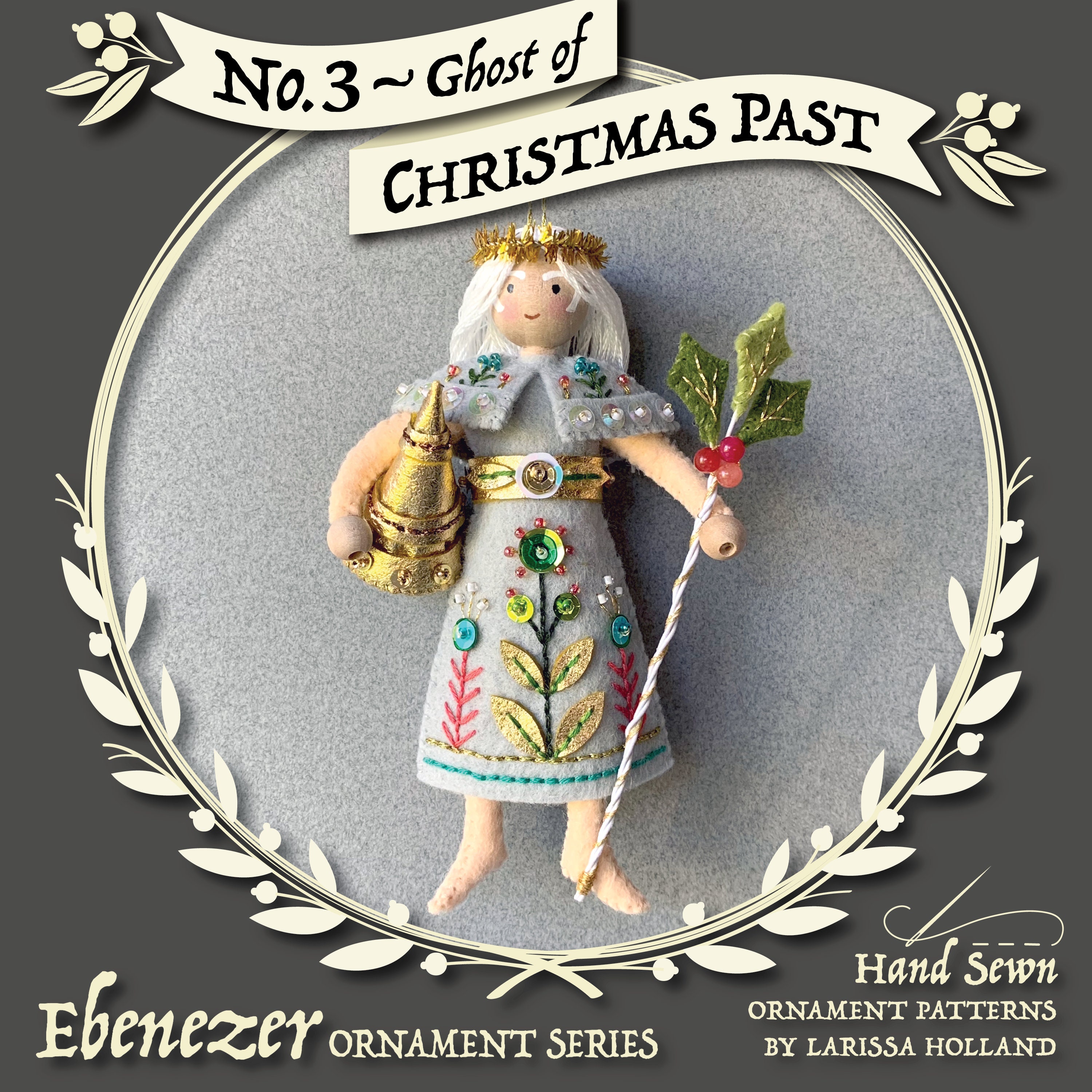 Ghost of Christmas Past PDF Pattern, ein handgenähtes Ornament aus ...